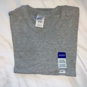 Plain Heather Grey T-shirt